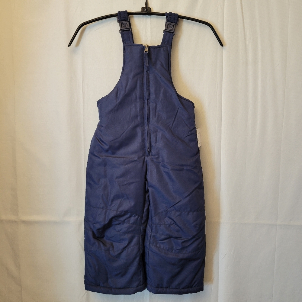 NWT Navy Blue Snow Suit Overalls Size 2T